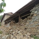 A damaged old block of the Basakhali Secondary School. © Copyright Rapcha - Yadav